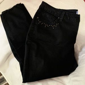 Royalty for me black jeans 18 skinny fit